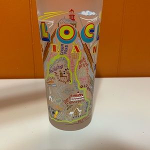 ⛱Block Island Frosted Drinking Glass Catstudio